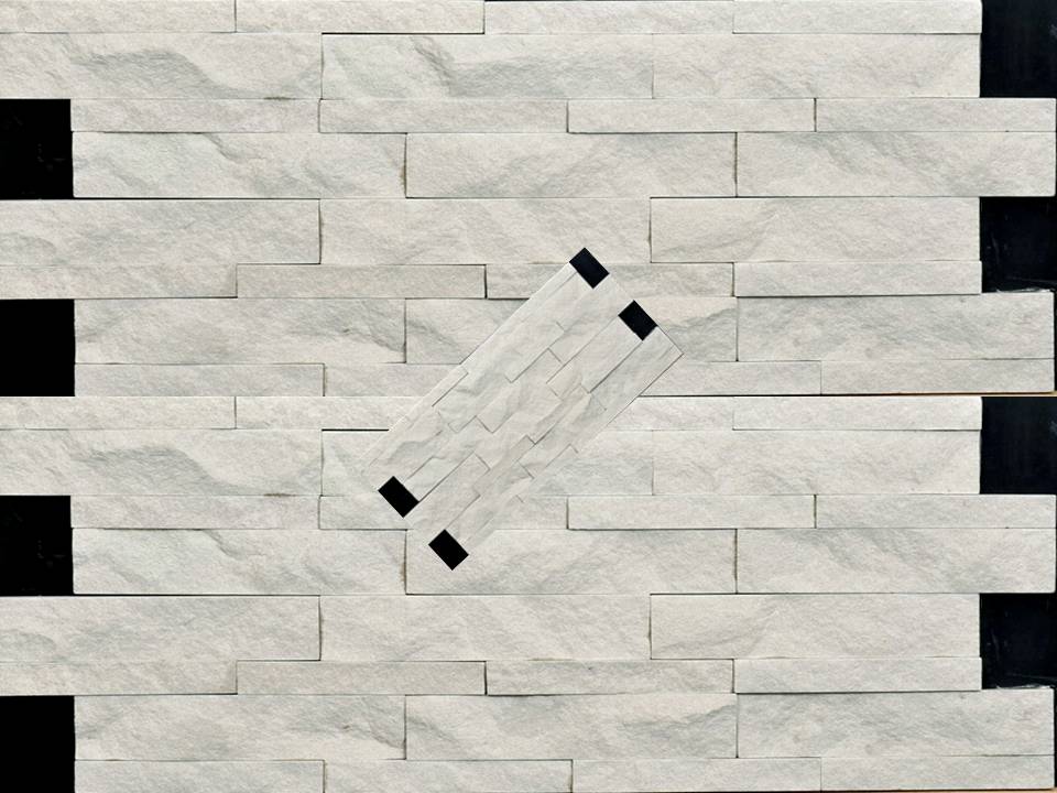 Mint White Stone Wall Cladding Tiles